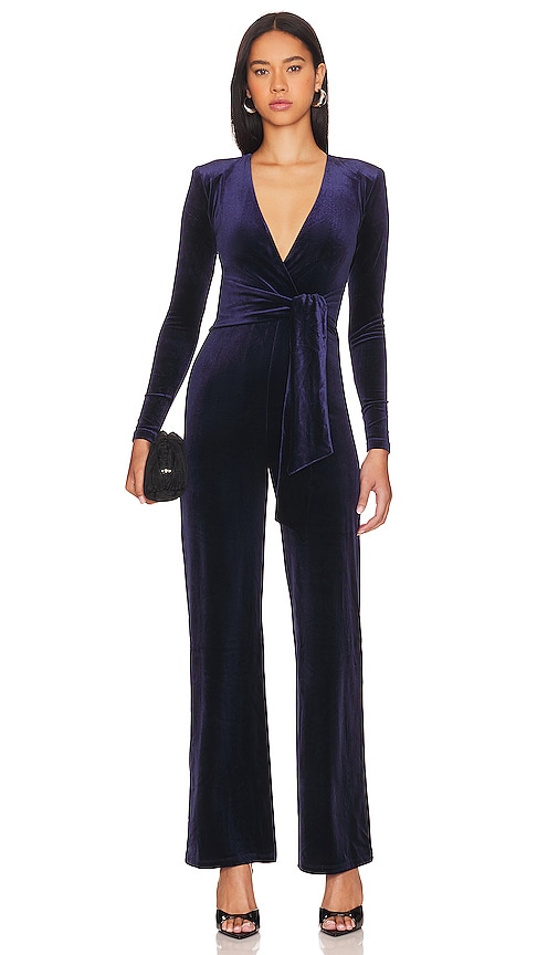 Shop Nookie Vamp Jumpsuit In Blue