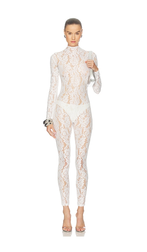 Nookie Lennox Catsuit In White