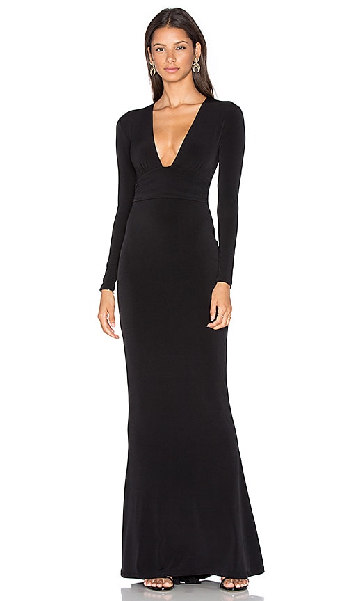 revolve black maxi dress