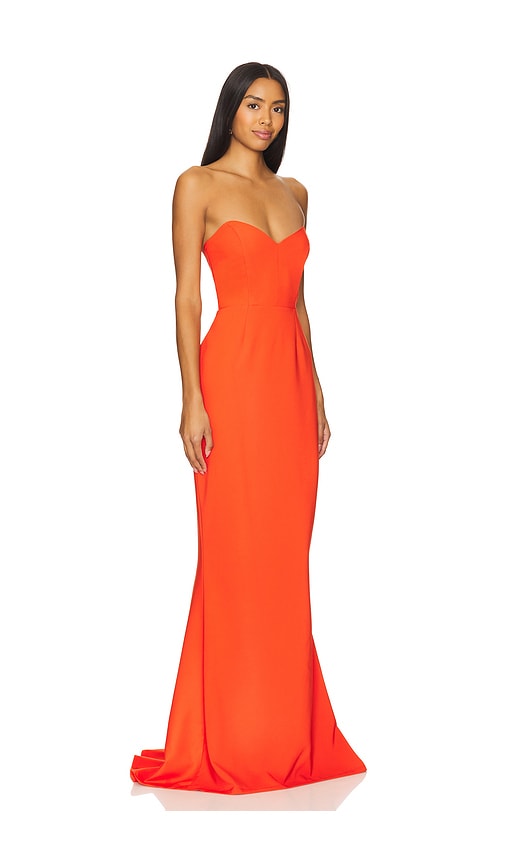 Shop Nookie Love Affair Gown In Tangerine