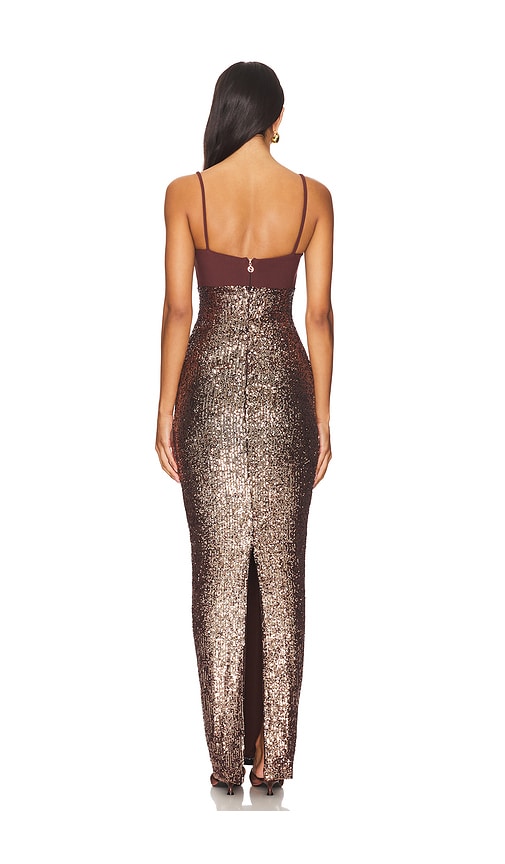  Nookie Abendkleid Monet In Metallic Copper. Größe Xs. Also In S, M, L. 