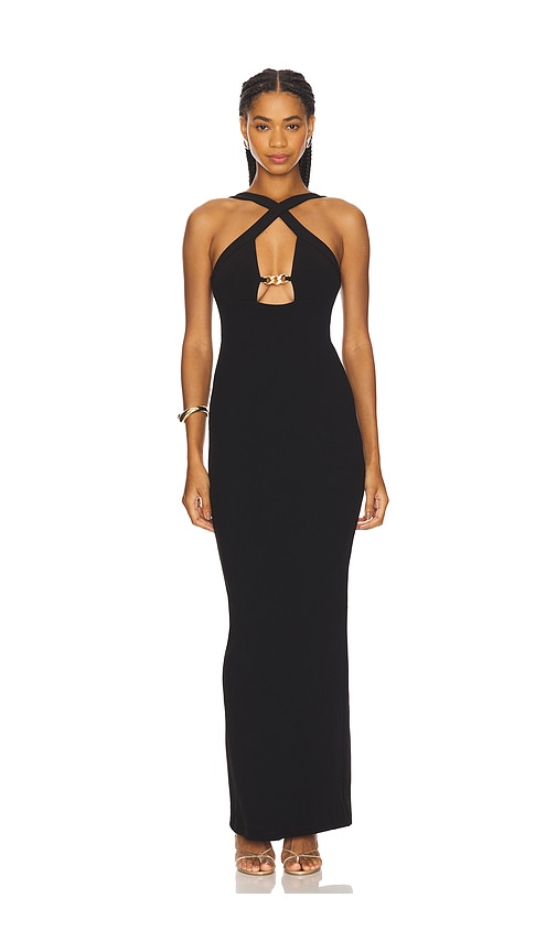 Charm Gown in Black. - size XL (also in L, M, S, XS)