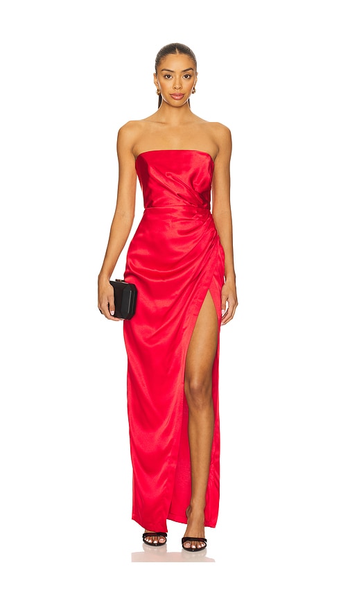 x REVOLVE Alina Gown in Red. - size XS (also in L, M, S, XL)