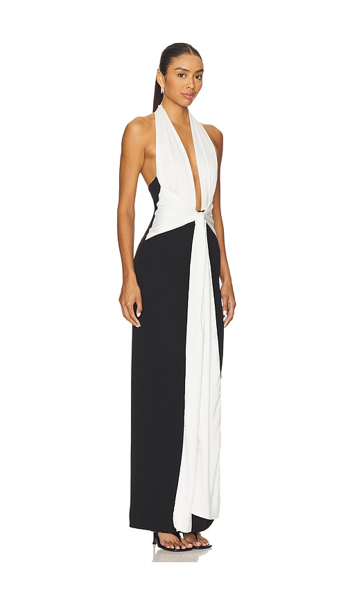 Nookie Chiara Halter Gown In Multi