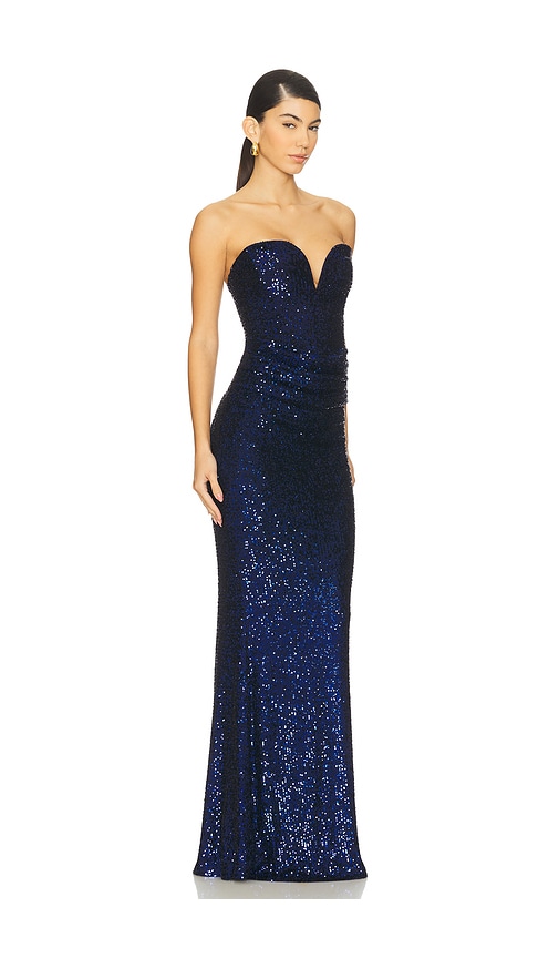 Nookie Dante Maxi Dress In Blue