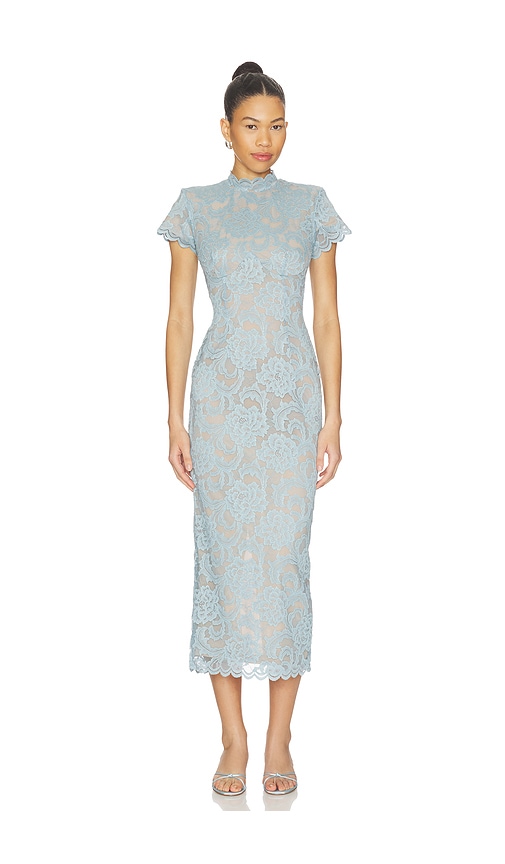 Nookie Alessia Midi Dress In Blue