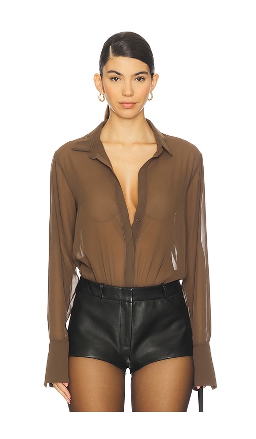 Nookie Horizon Bodysuit In Brown