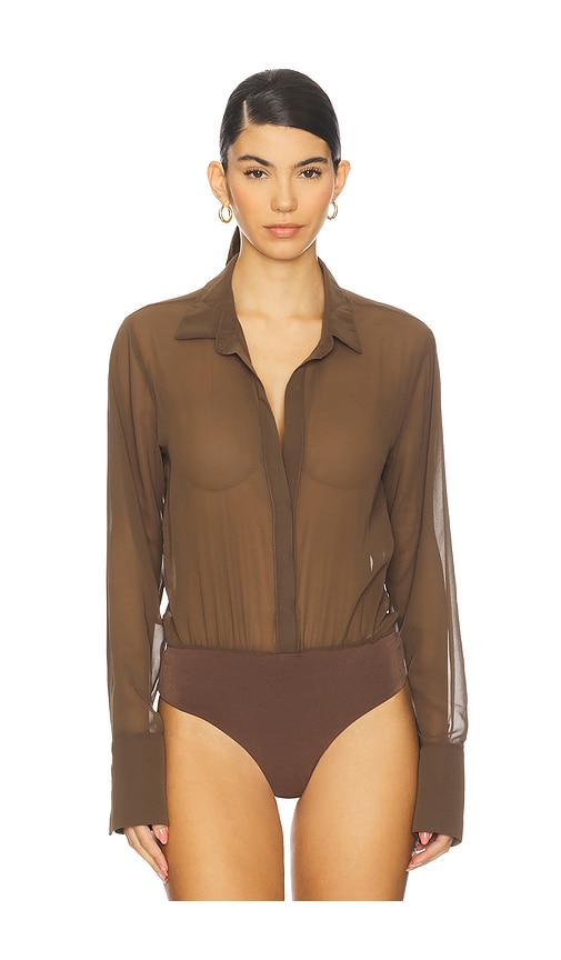 Nookie Horizon Bodysuit In Brown