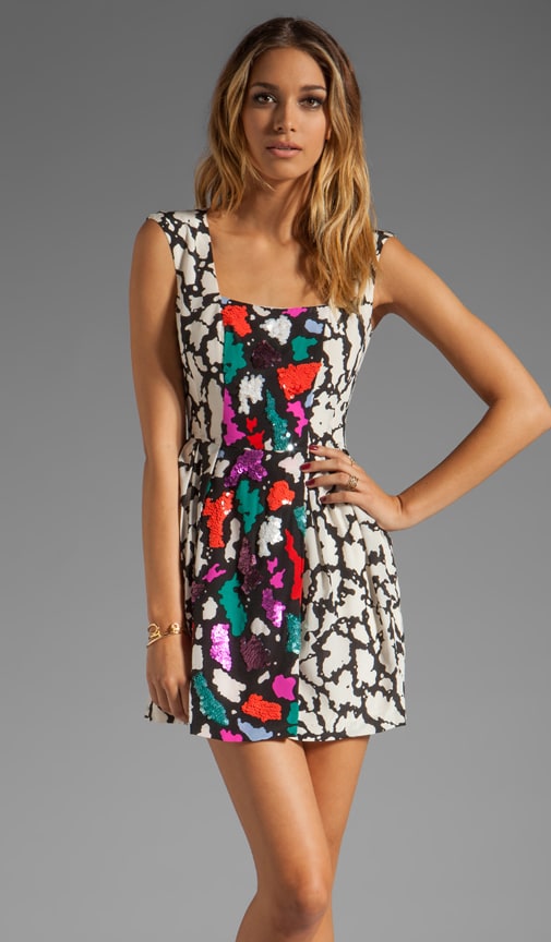 Confetti Silk Double Happiness Dress