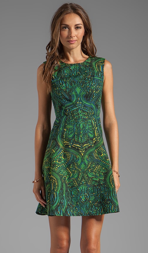 Mystical Print Sensual Dress