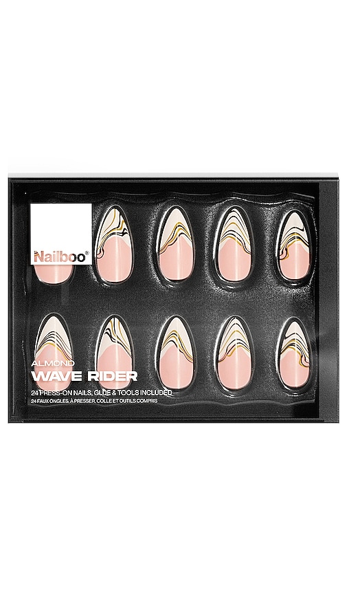 Nailboo Wave Rider Press On Nails In Neutral