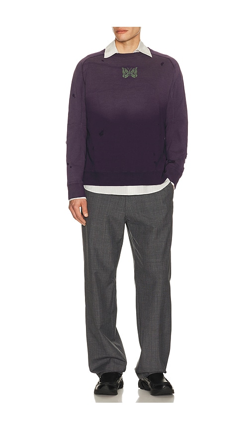  Needles Sweatshirt In Purple. Größe S. Also In L, Xl/1x. 