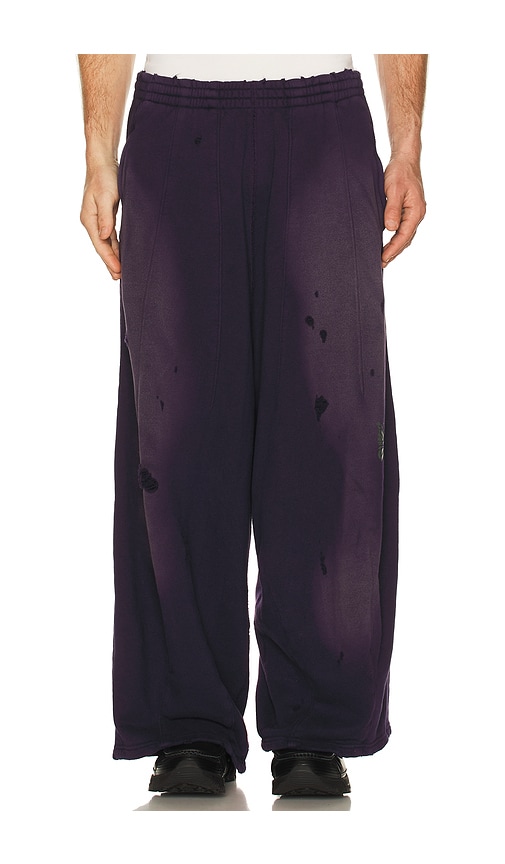 Needles Deconstructed Hd Sweatpant in Purple