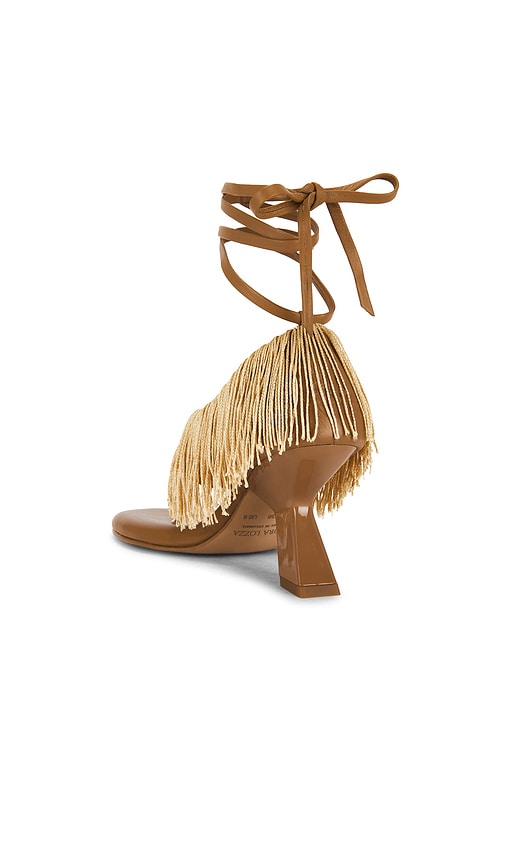  Nora Lozza Sandale Flip Fringe In Brown. Größe 6. Also In 7, 9. 