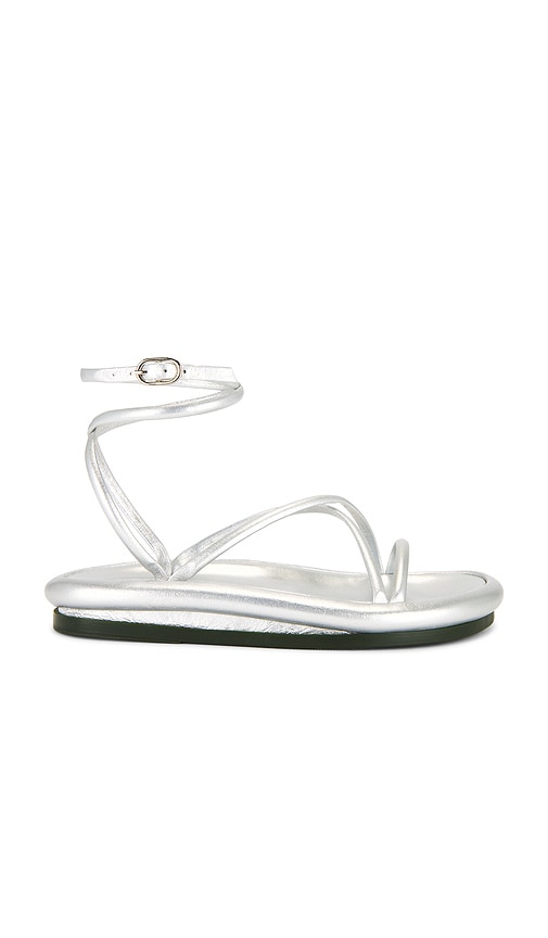 Chunky Slim Sandal in Metallic . - size 6 (also in 7, 8, 9) - Nora Lozza - Modalova