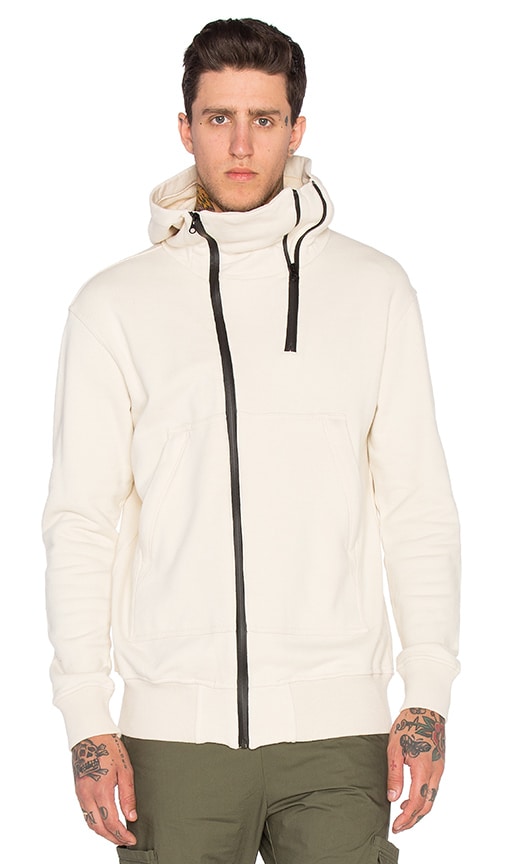 hoodie double zipper