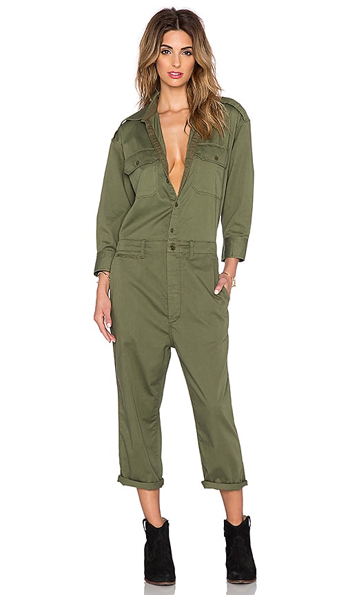 olive drab jumpsuit