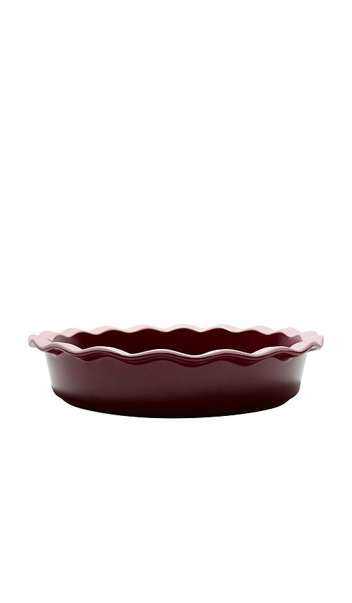  Noon & Moon Kuchenform Pie Dish 9 Inch In Burgundy. 