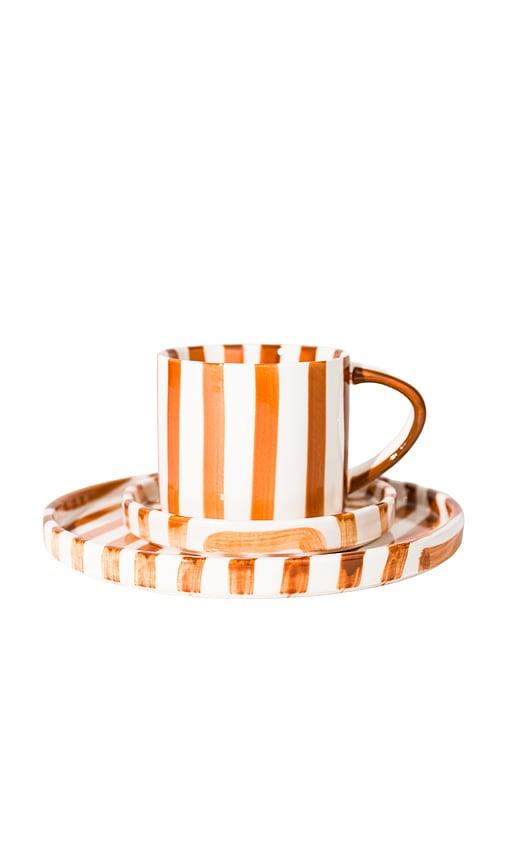 Noon & Moon Summer Beach Coffee Cup & Plate Set | Thumbnail 3