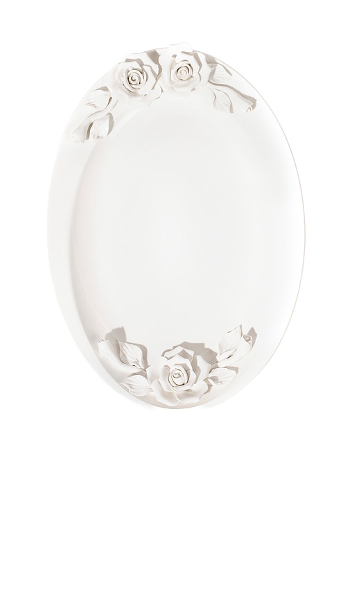 Isabella Artisan Rose Oval Platter 12 Inch