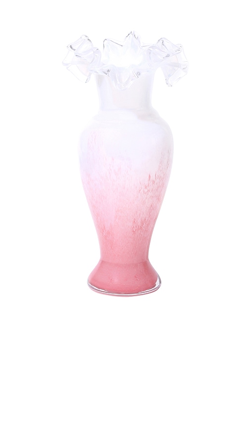 Noon & Moon Peony Frost Ruffled Vase | Thumbnail 3