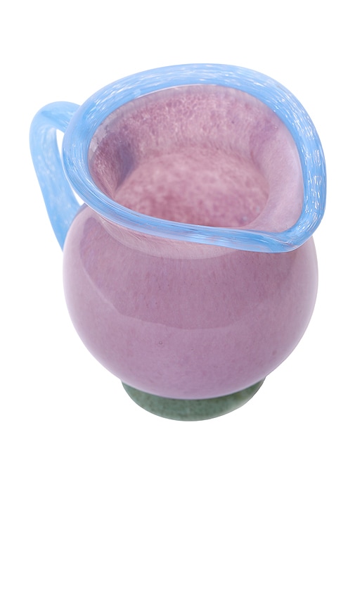  Noon & Moon Grape Pastel Pitcher Vase In Purple. 