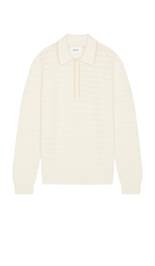  Nn07 Polohemd In Ivory. Größe M. Also In L. 