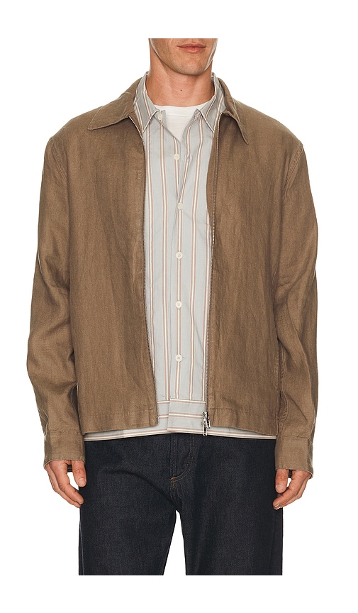 NN07 Alban 1454 Overshirt in Brown. - size L (also in S, XXL/2X)