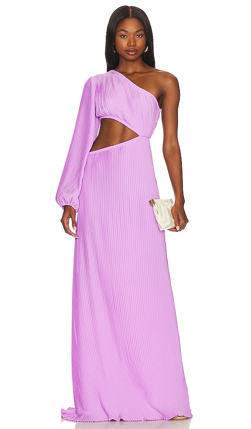 Nonchalant Label Elinor Dress In Lavender