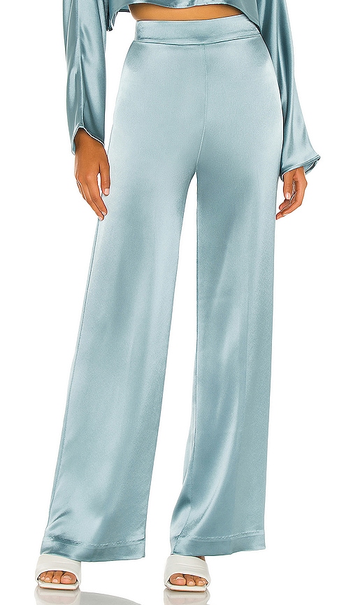 light teal pants