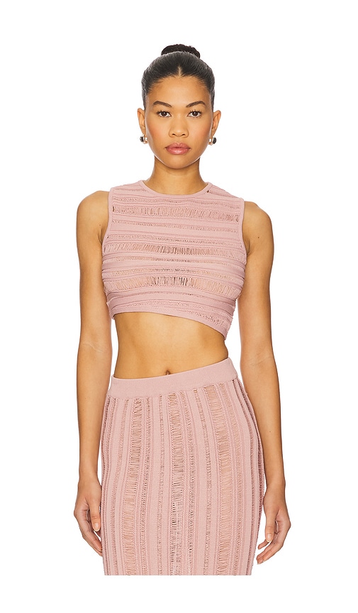 Jasmine Crop in Pink. - size L (also in M, S, XS) - NONchalant Label - Modalova