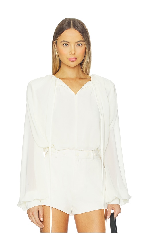 Nonchalant Label Sophie Top In White