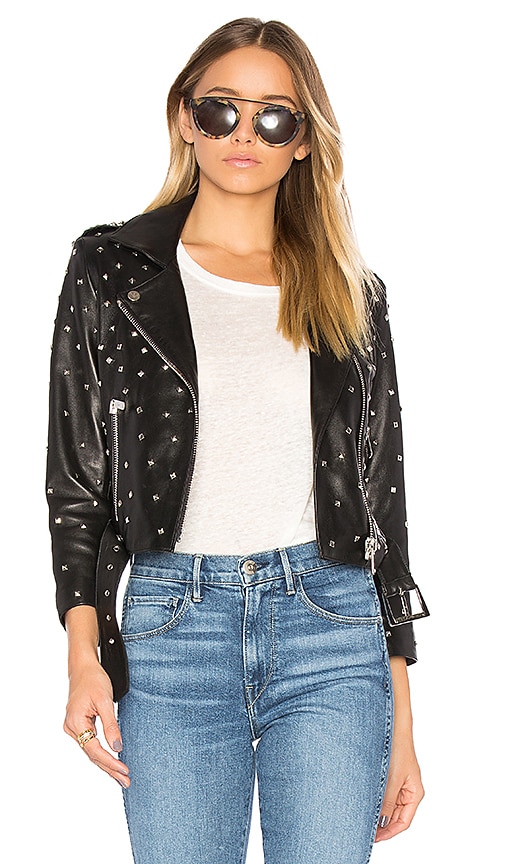 NOUR HAMMOUR Pyramid Jacket in Black