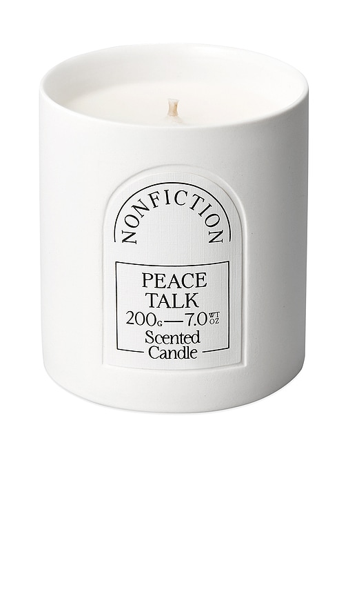 Nonfiction Peace Talk Scented Candle