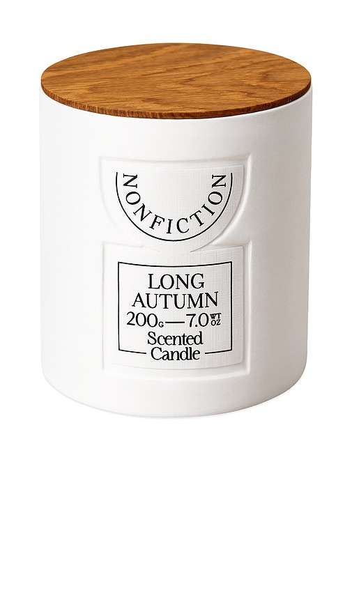 Nonfiction Long Autumn Scented Candle