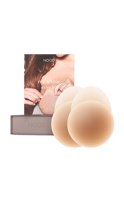 NOOD No-show Extra Lift Nipple Cover 3.75 Inch in No. 5 Soft Tan