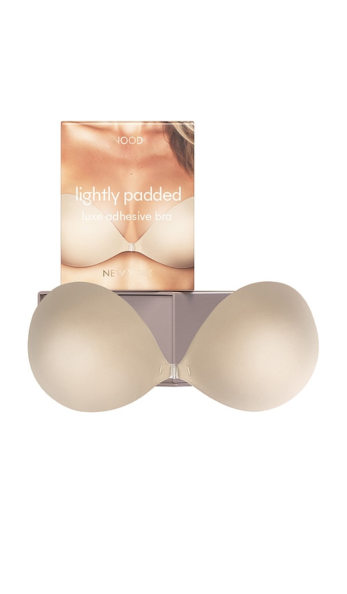 Lightly Padded Luxe Adhesive Bra in Nude. - size D (also in A, B, C)