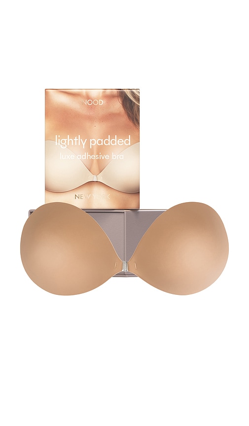 Lightly Padded Luxe Adhesive Bra in Tan. - size C (also in A, B, D)