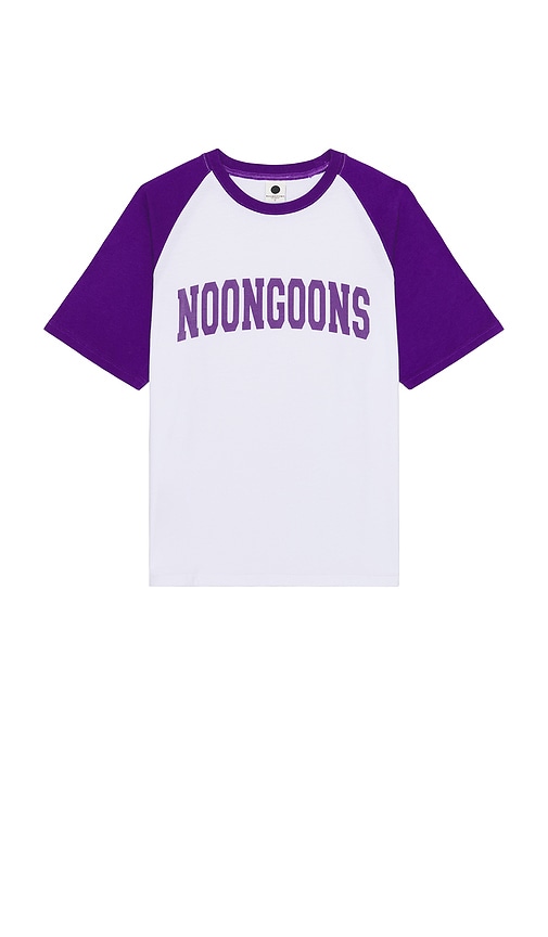 Shop Noon Goons Gametime Raglan Tee In Purple