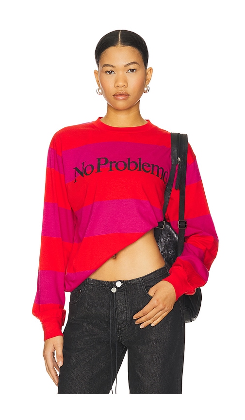 Striped Long Sleeve Tee in . Size L. Also in XL/1X - No Problemo - Modalova