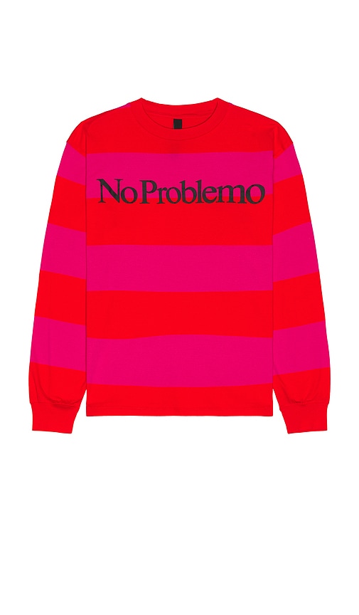 No Problemo Striped Long Sleeve Tee