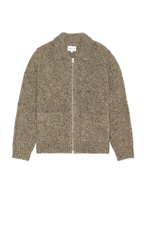 Norse Projects Erik Donegal Diamond Jacket in Grey Melange