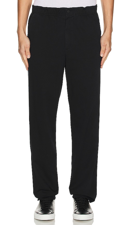 Norse Projects Ezra Relaxed Organic Stretch Twill Trouser in Black. - size M (also in S, XL/1X)