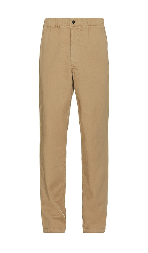 Norse Projects Ezra Relaxed Organic Stretch Twill Trouser In Utility Khaki