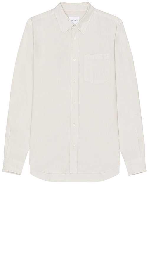 Norse Projects CAMISA en Marble White