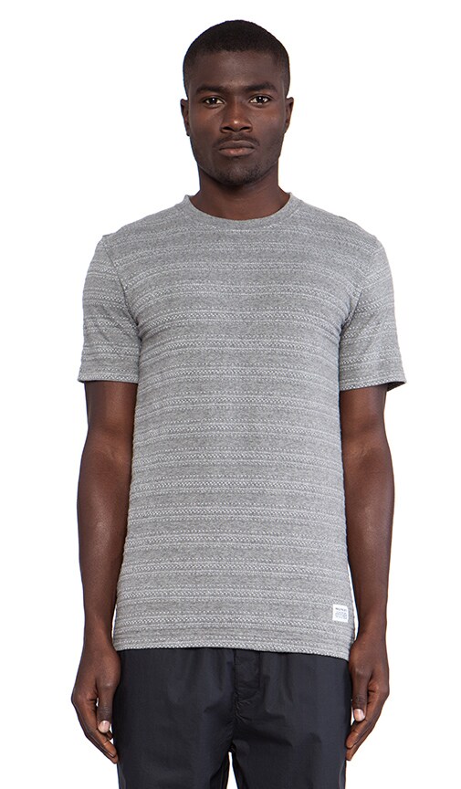 Niels Indigo Textured Stripe Tee