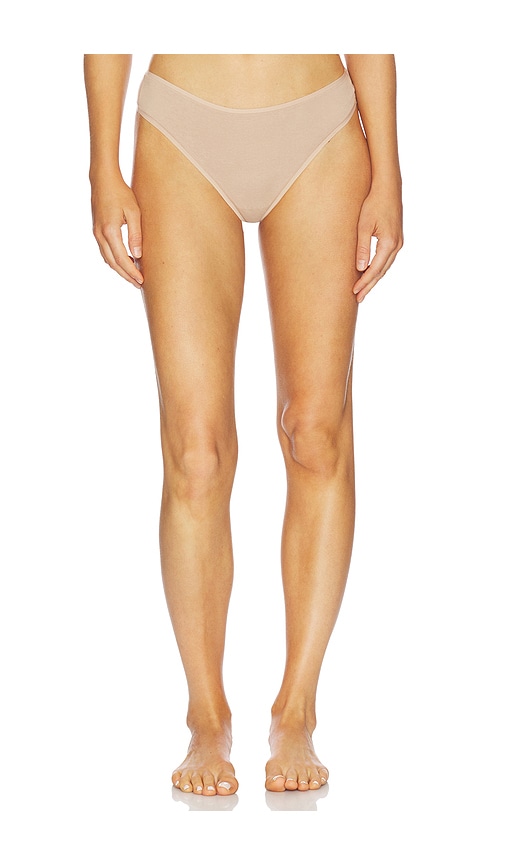 Natori Bliss Bare Cotton Thong 3-pack In Multi