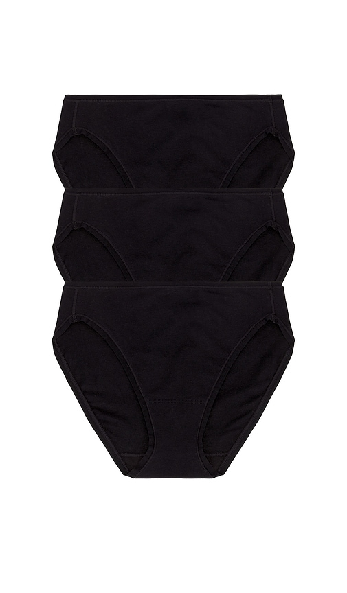 Natori Bliss Bare Cotton Bikini 3-pack