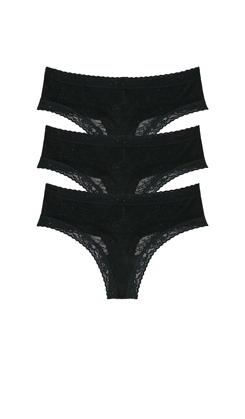 Escape Thong 3-pack in Black. - size XL (also in L, M, S)