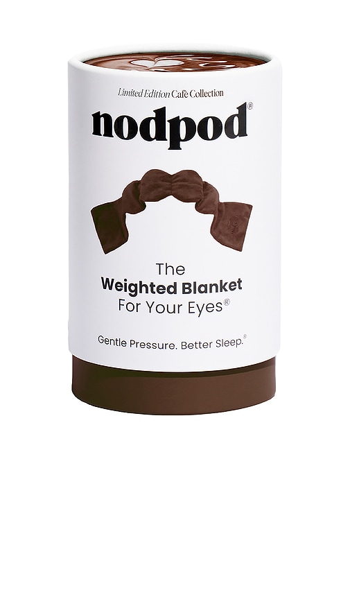 Nodpod The Weighted Blanket For Your Eyes in Espresso.